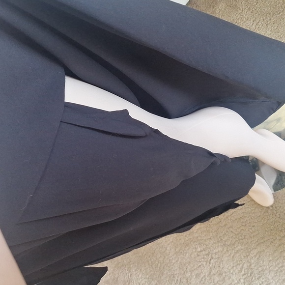 NY&Co Tie-Front Pants Black 100% Rayon Size M - Picture 7 of 7